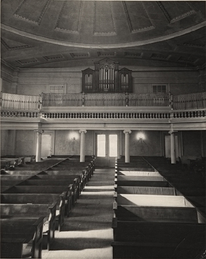 KKBE organ loft, ca. 1920