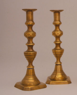 Candlesticks of Dora Witcover, ca. 1858-1860