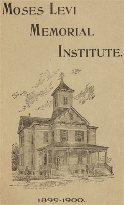 Moses Levi Memorial Institute catalogue, Manning, S.C., 1900 