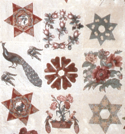 Album quilt made for Eleanor Israel Solomons, 1851-1854